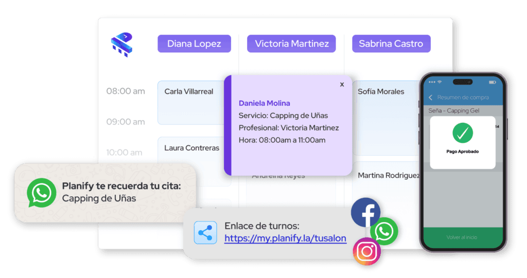 Planify dashboard mockup